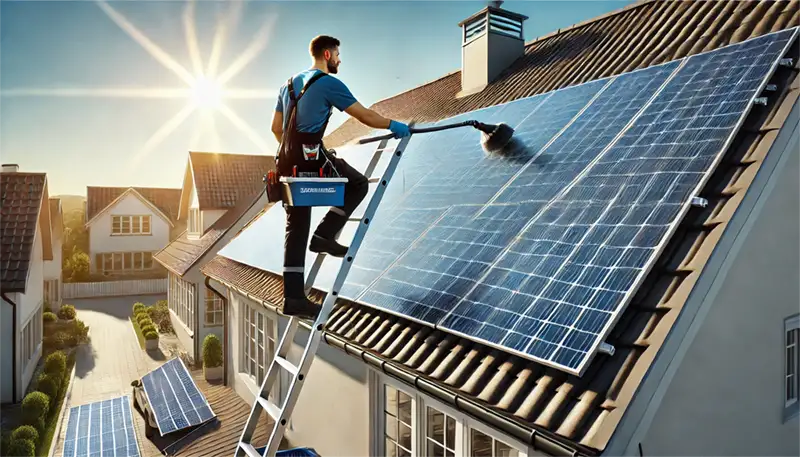 Entretien des panneaux solaires - part 1