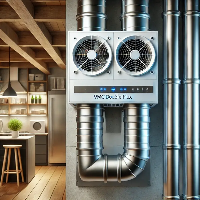 Installation d'une VMC double flux